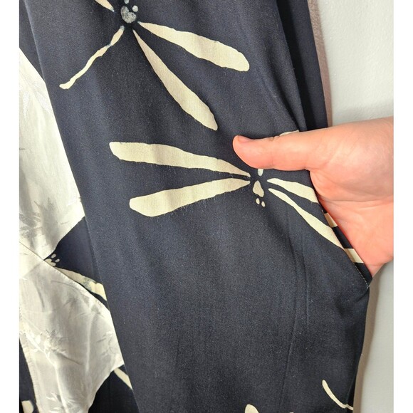 LOTUSTRADERS Kimono 3X Robe Plus Size Contrast Trim Duster Mystical Dragonflies - Picture 7 of 11